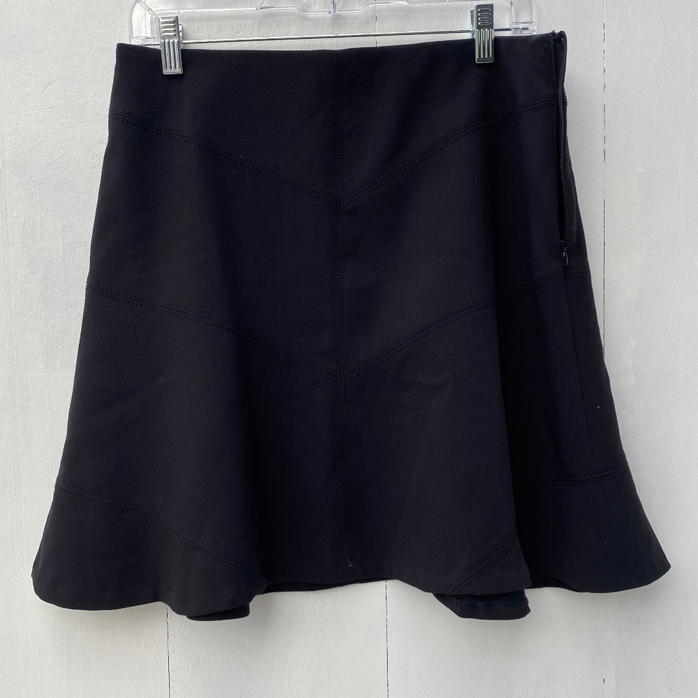 Loft Flippy skirt with Chevron stitching Size 8
